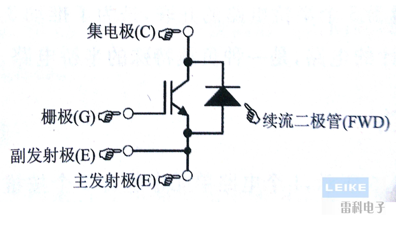 單管，模塊的內部等效電路圖